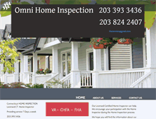 Tablet Screenshot of omnihomeinspection.com